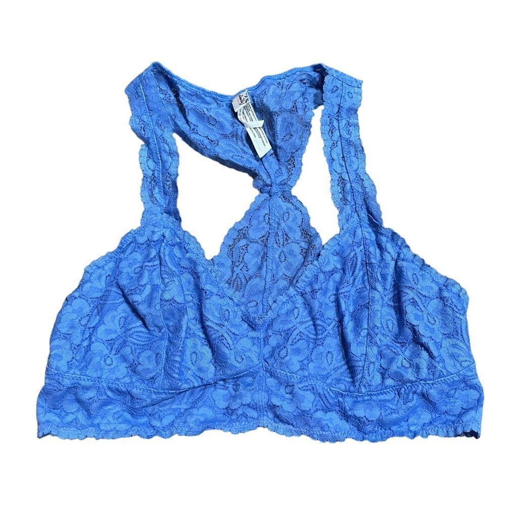 Free People Intimately Free People Blue Lace Racerback Bralette